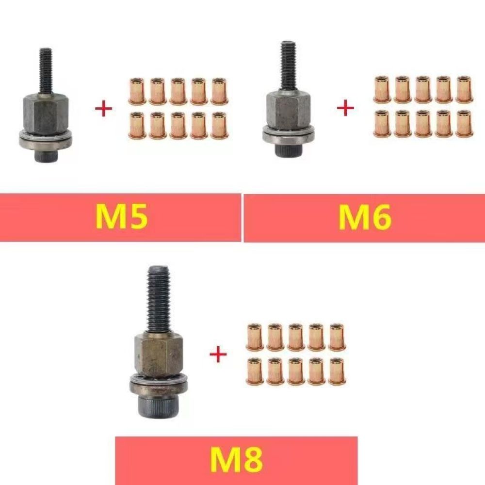 Rivet Setter Tool - Draagbare handnagelmoersleutel M3 M12 rivetmoerzetset, handmatige