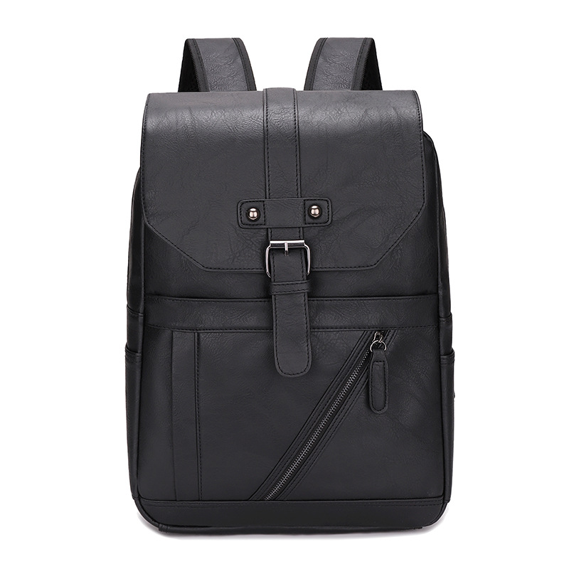 Leather Work Rucksack Mens - AOTIAN Hoge kwaliteit zakelijke bedrukte leren