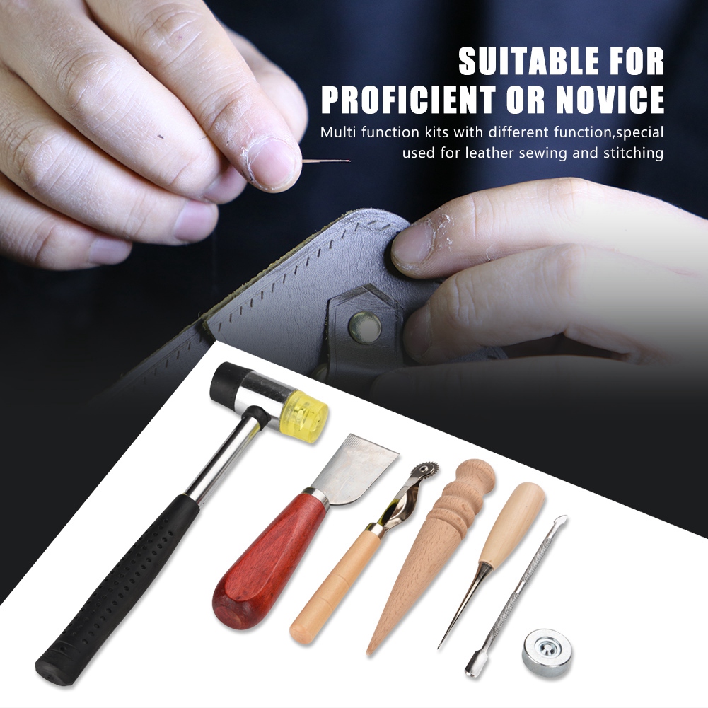 42-delige lederbewerking geree - Groover Stitching Tool recensie en prijs