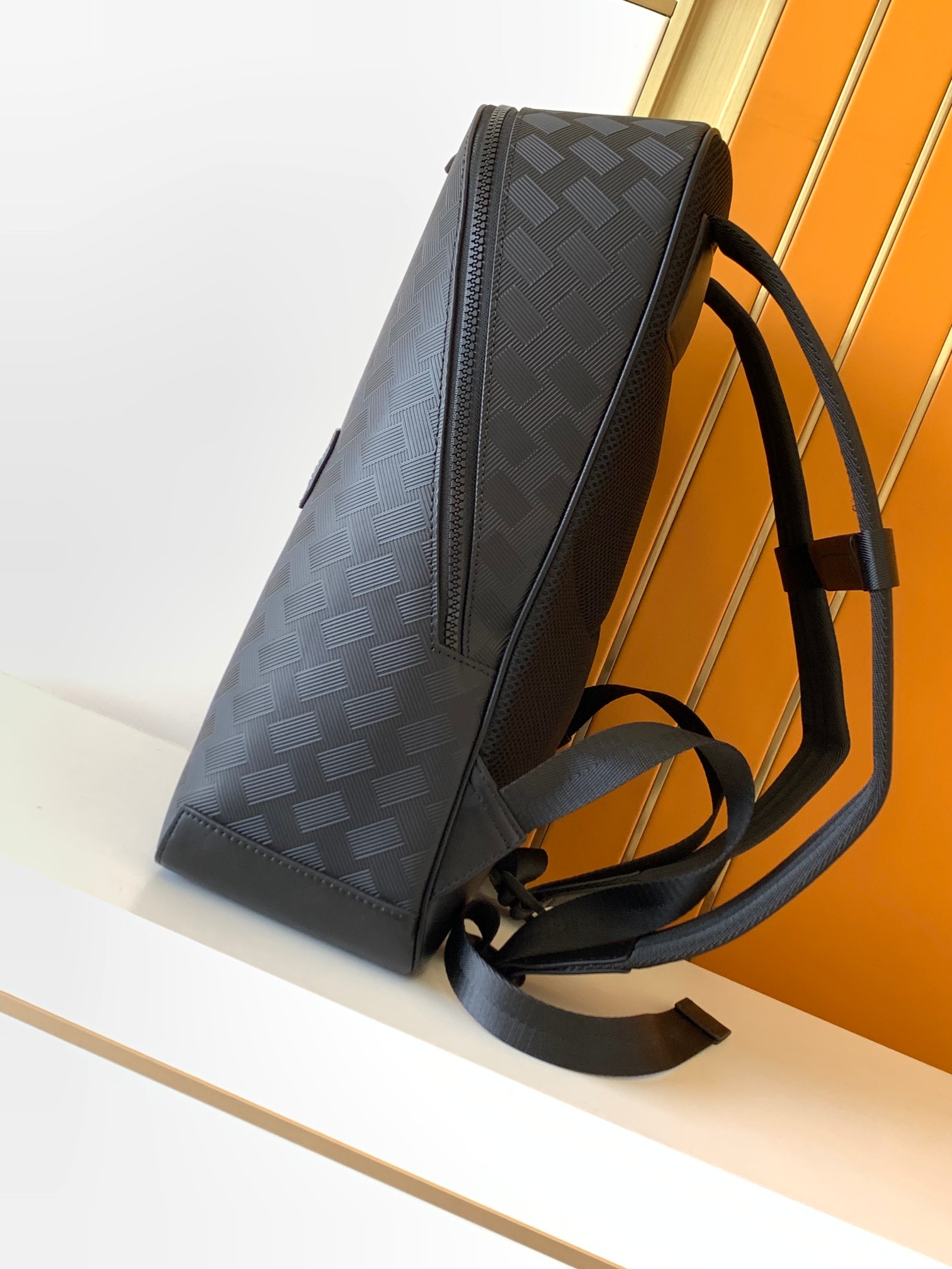 Minimalistische zwarte rugzak  - Leather Work Rucksack Mens recensie en prijs