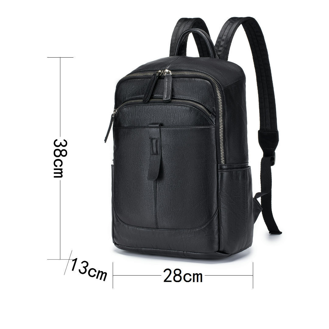 Zwarte Heren Rugzak van Echt L - Leather Work Rucksack Mens recensie en prijs