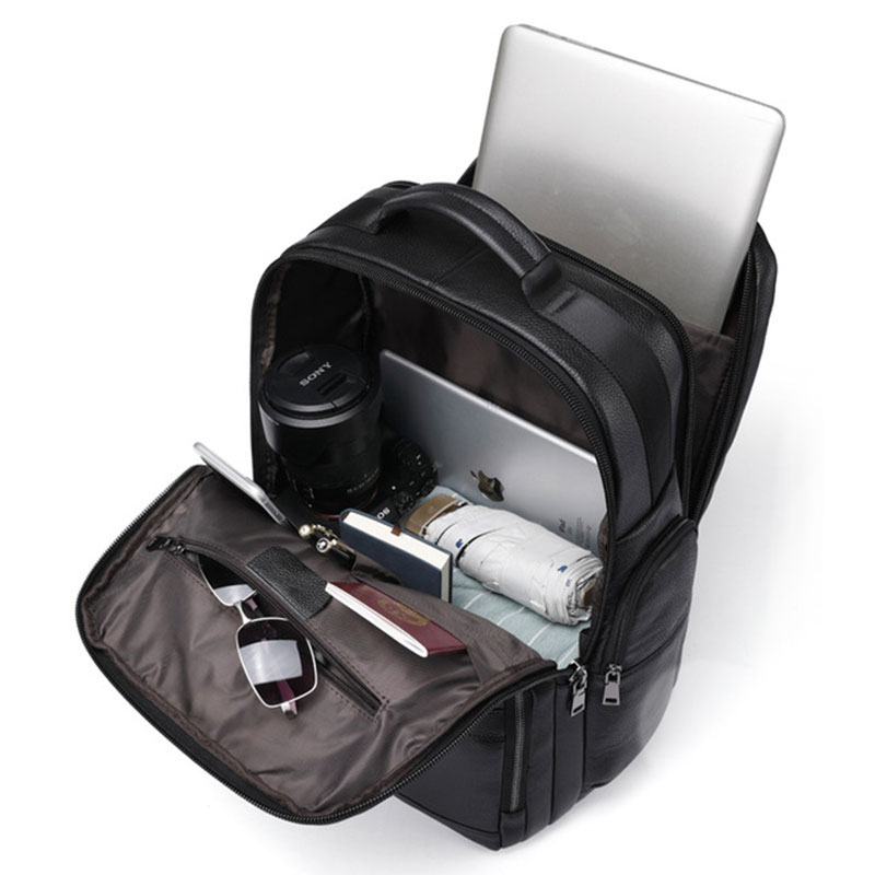 Luufan Echt Lederen Rugzak Met - Leather Work Rucksack Mens recensie en prijs
