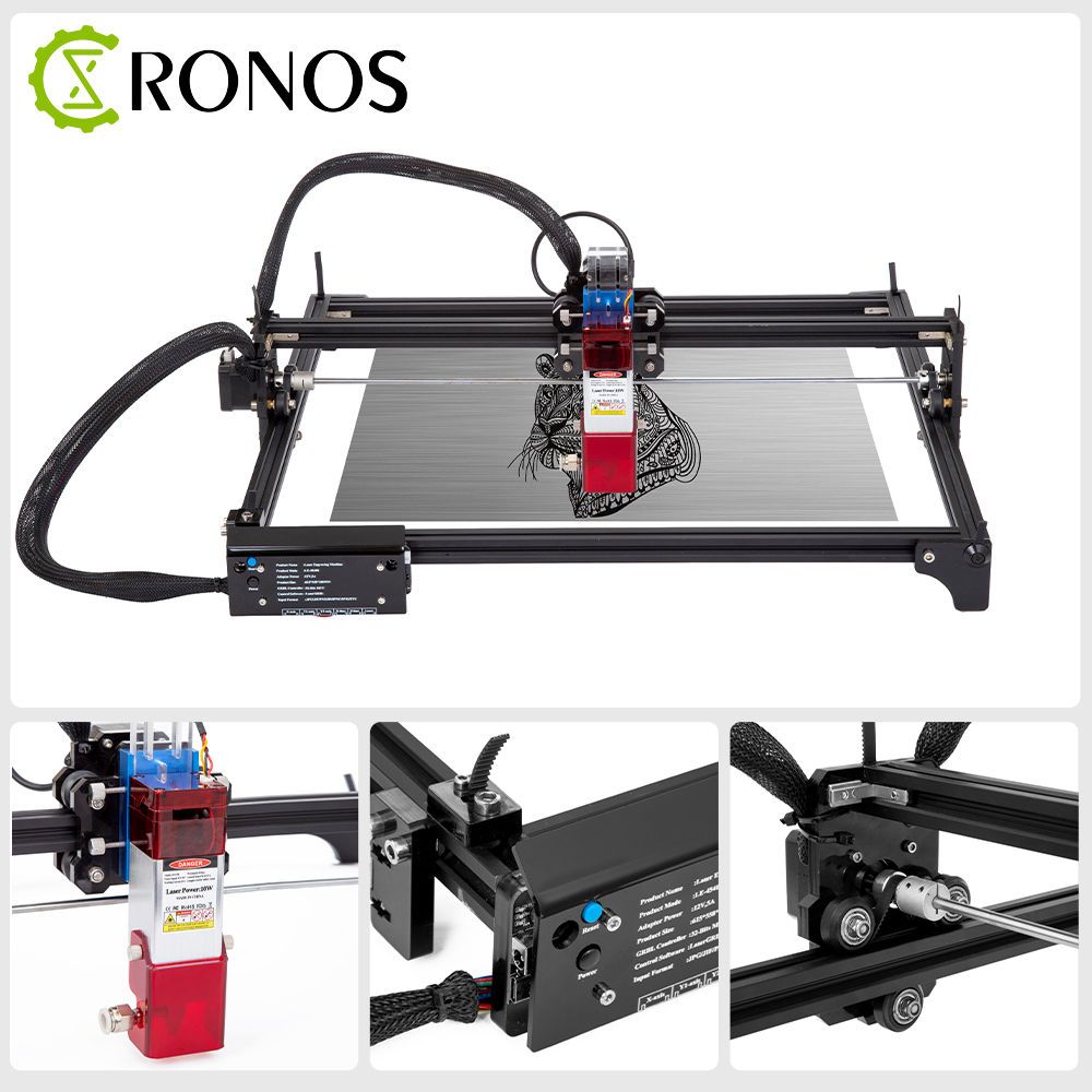 10W lasersnijmachine, GRBL 32B - Leatherwork Machine recensie en prijs