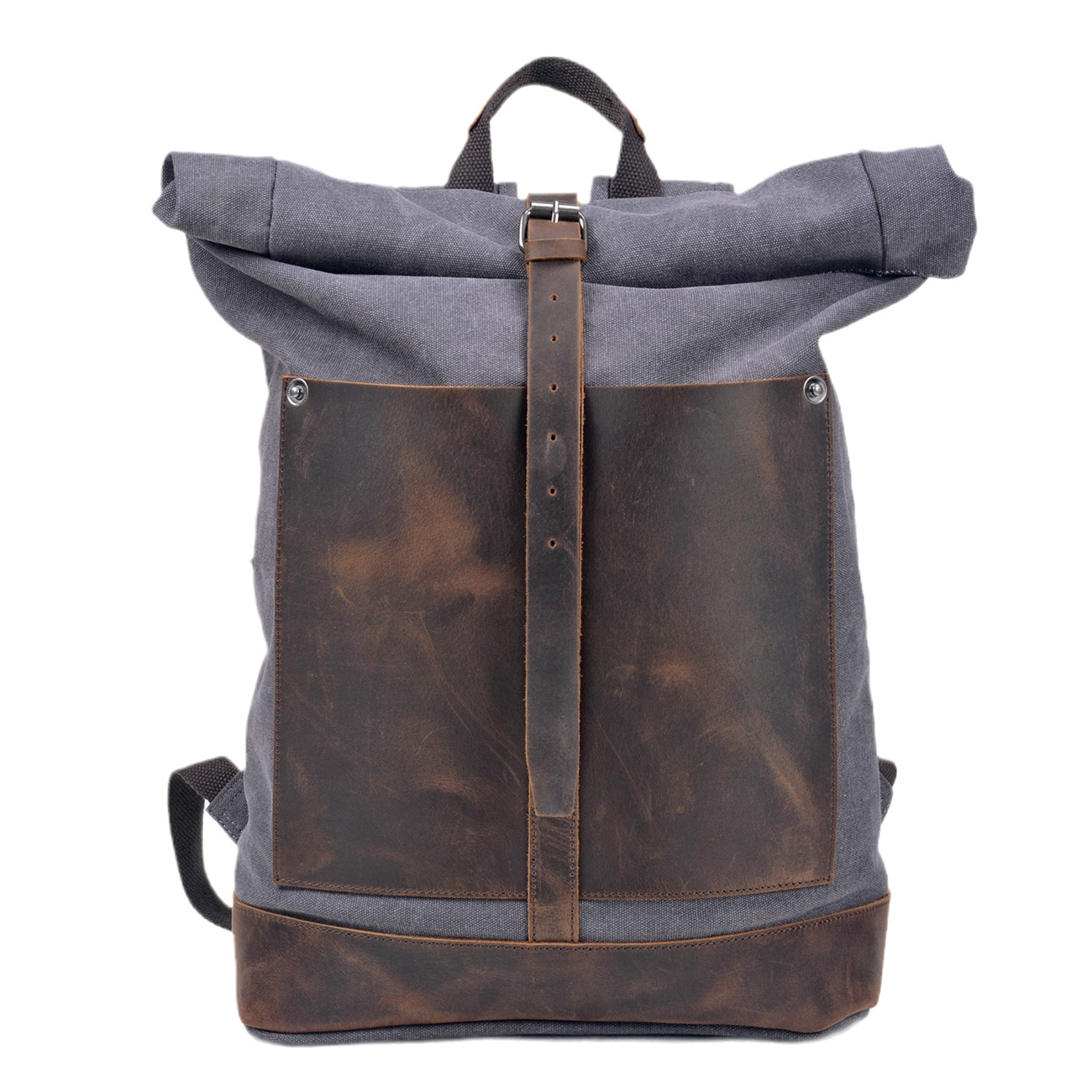 Heren rugzak van gewaxt canvas - Leather Work Rucksack Mens recensie en prijs