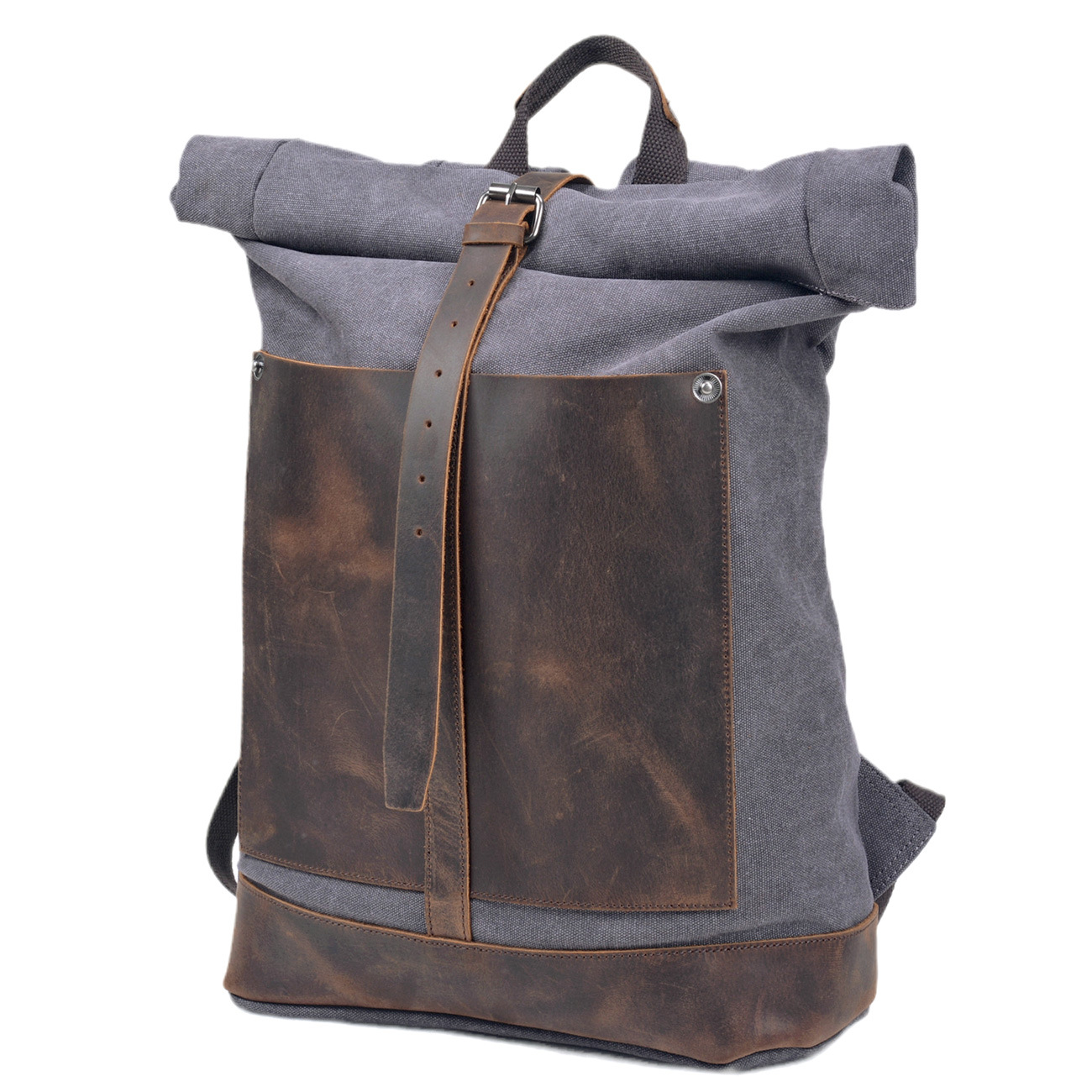 Heren rugzak van gewaxt canvas - Leather Work Rucksack Mens recensie en prijs